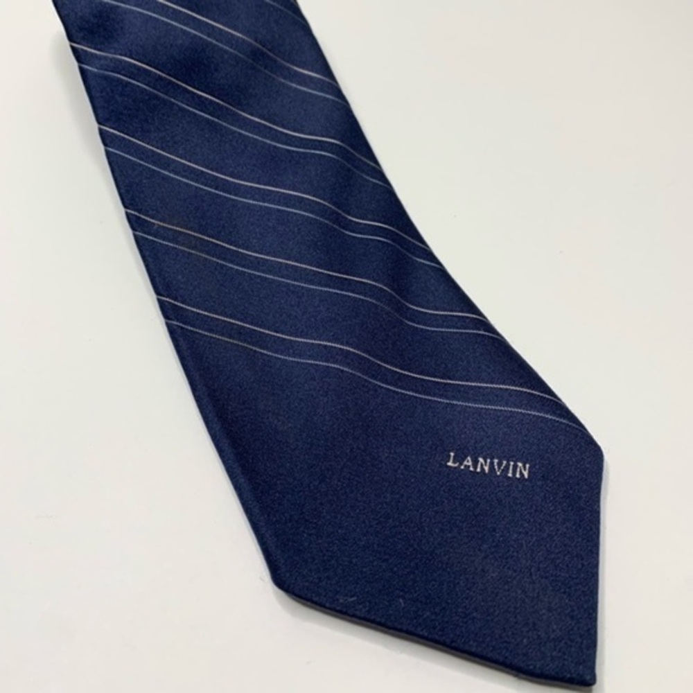 LANVIN Paris Tie navy